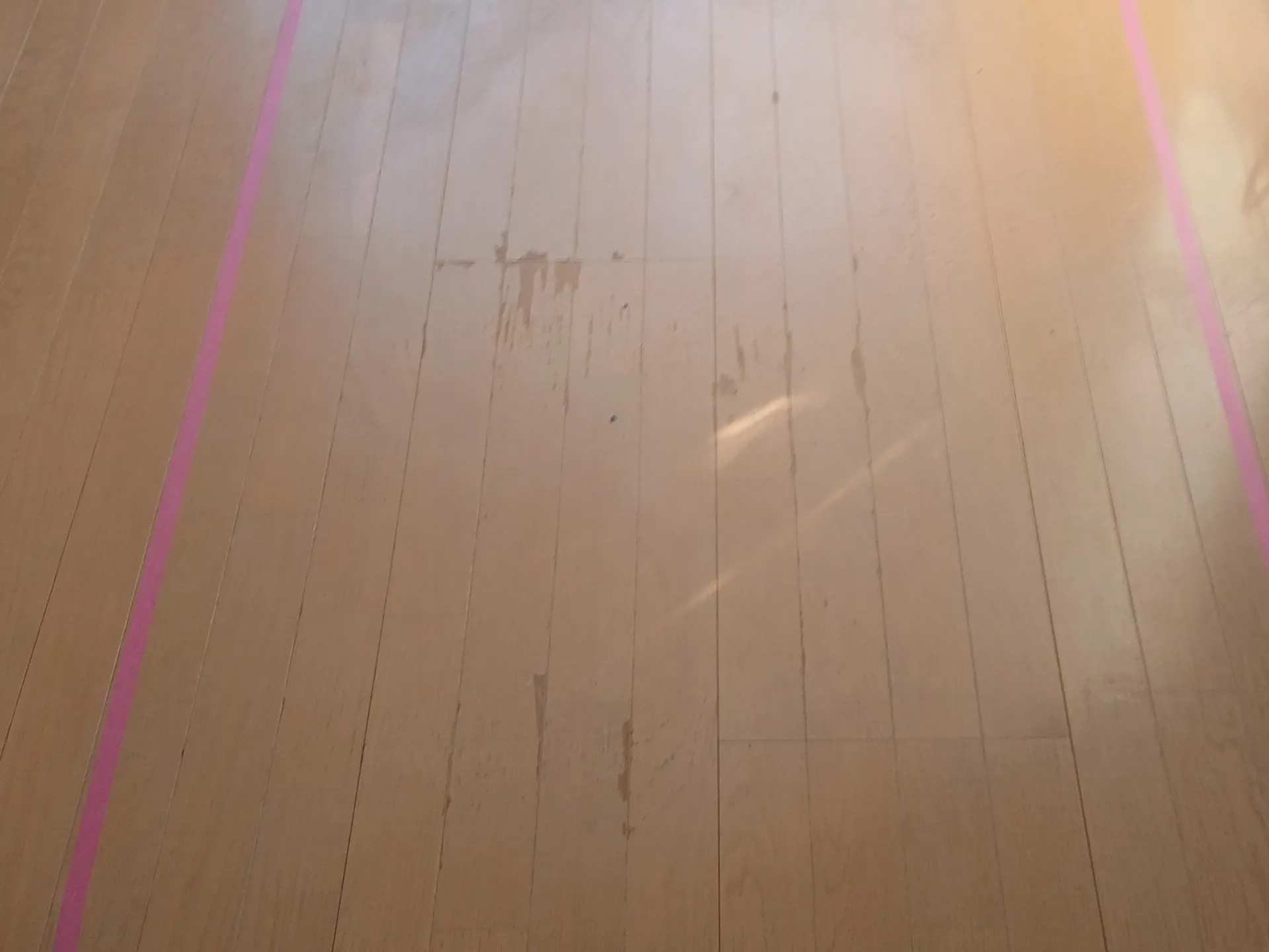 フローリング補修（表面のめくれ）