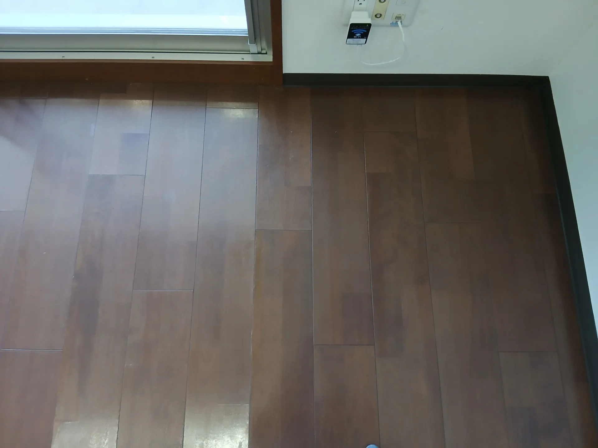 フローリング表面めくれの補修